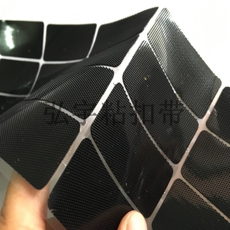 25*50mm Plastic Ejector Hook Velcro with Black Rounded Nylon Thin Hook Buckle Garment Rounded Velcro