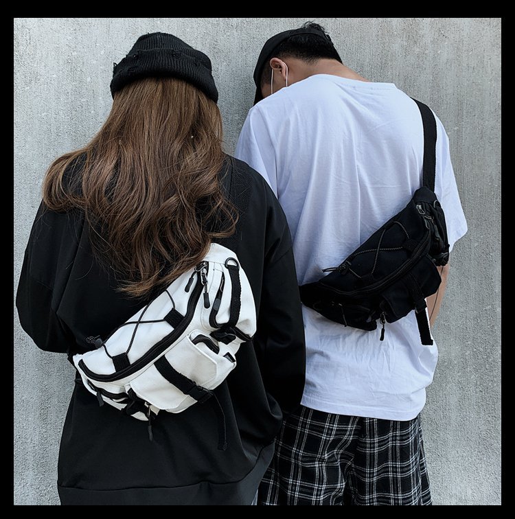 Street Trend Un Hombro Hip-hop Casual Boys Cofre Bolsa Moda Personalidad Riñonera display picture 24