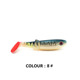 small Paddle Tail Lures Soft Baits Bass Trout Fresh Water Fishing Lure