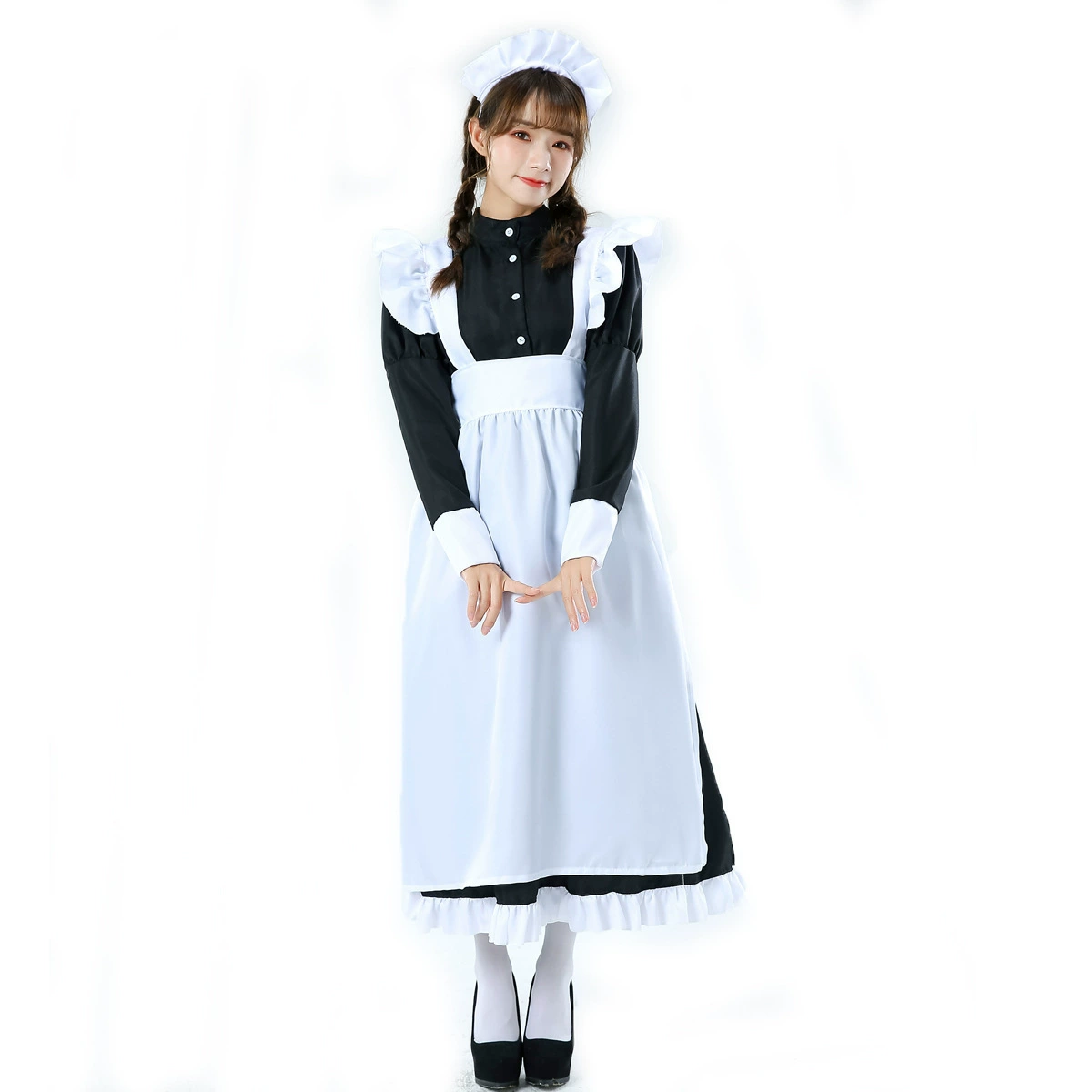 Classic coffee dress, cosplay