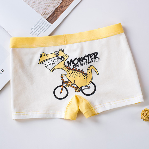 2020 New Boys' Small Dinosaur Cotton Straightleg Underpants, One Piece Dropshipping for Baby Boys