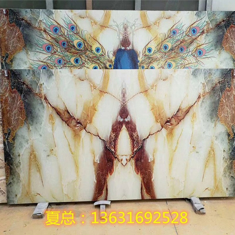 广东专业生产大板岗石高温渗釉机厂家5D石材渗墨印花机多少钱一套