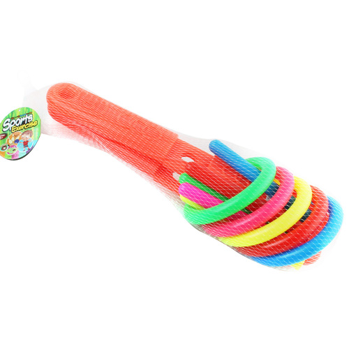 Children's ring toy cross 5-ring throwing ring creative educational fitness parent-child throwing ring sports equipment