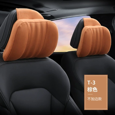 of neck protection headrest high-end, Headrest - brown-classic
