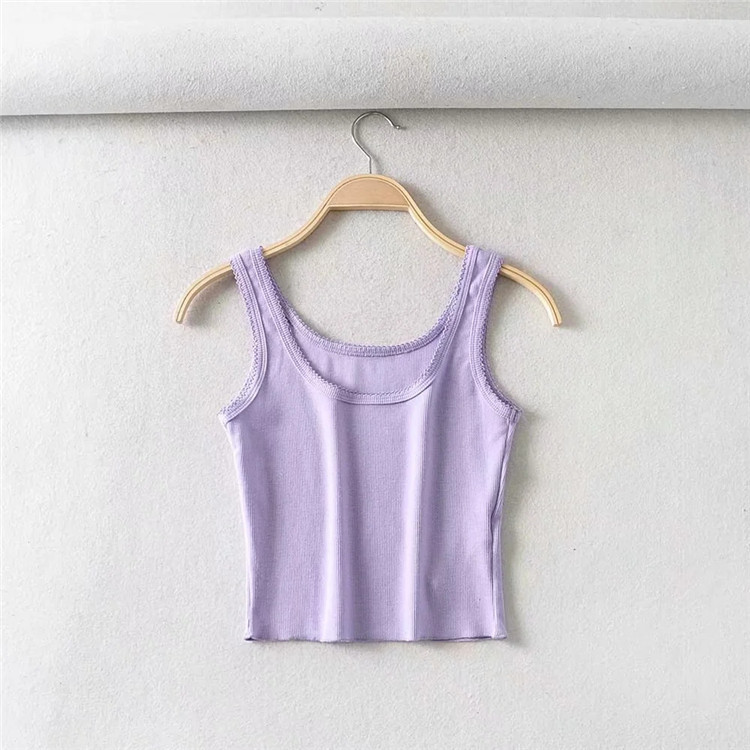 slimming solid color wild camisole NSLD28315