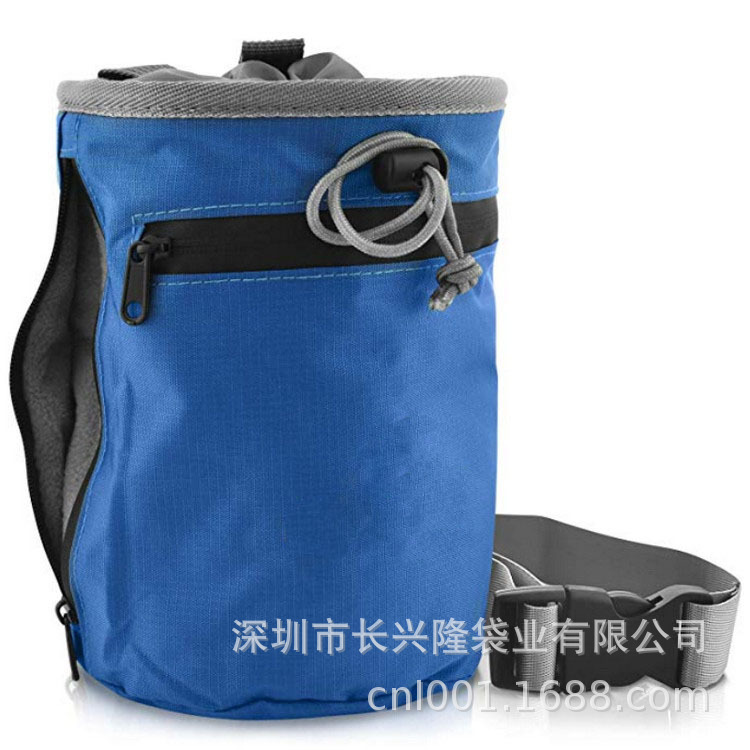 Bolsa de polvo de magnesio de escalada en roca personalizada de fábrica bolsa de cintura de almacenamiento de polvo de magnesio de deportes al aire libre nueva bolsa de polvo antideslizante LOGO