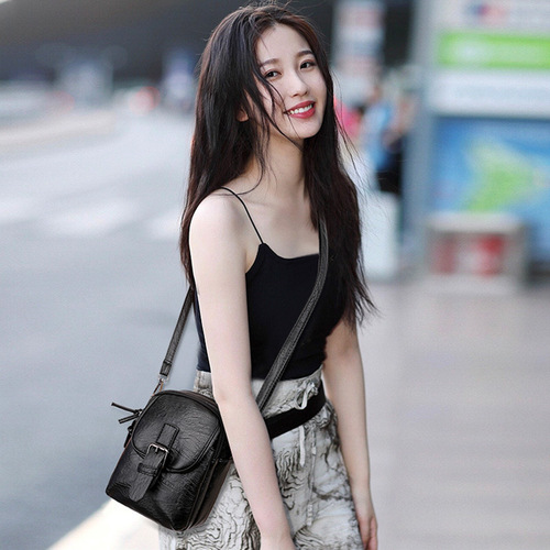 Bag women's crossbody fashion  new mobile phone bag soft leather texture multi-compartment shoulder bag summer coin purse