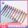 Manufacturer's hand -pushed ripal clip duckbill duck clipped hairdressing supplies Positioning colorless traceless clip metal hairdressing clip