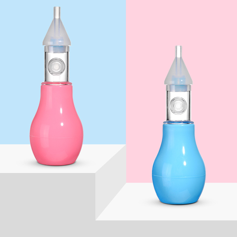 硅胶婴儿吸鼻器 泵式新生儿感冒鼻涕清洁器 防逆流吸鼻器