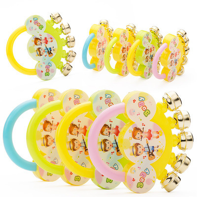 Hot selling hand rattle mother and baby gifts newborn baby toys pat drum small gifts puzzle stall manufacturers wholesale