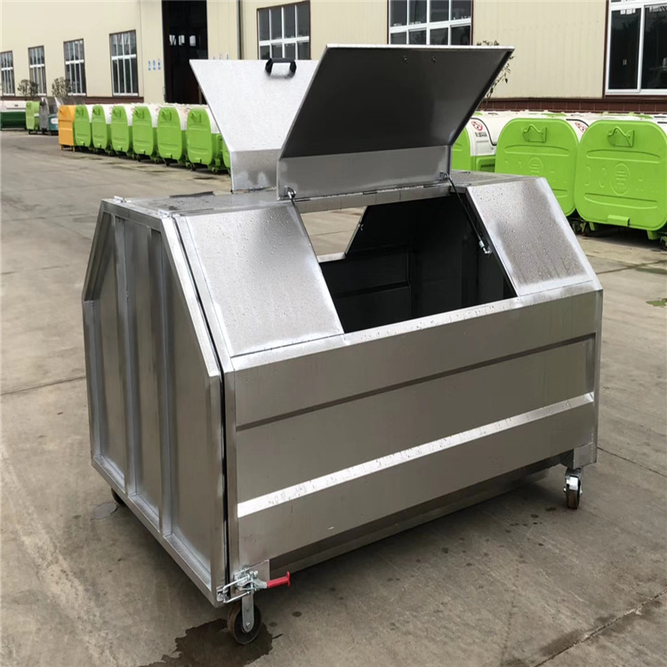 304不锈钢3立方4立方5立方钩臂垃圾箱厂家直销 送货上门