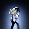 Ring with stone, wedding ring, internet celebrity, one carat, wholesale