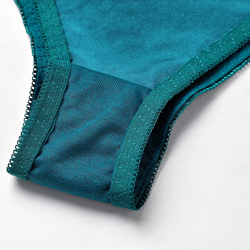 Wind Solid Color Sexy Bra Lace B C Thin Cup Underwear Set_voghion.com