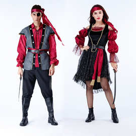 新品万圣节成人男女海盗装扮演出化妆舞会cosplay加勒比海盗服饰
