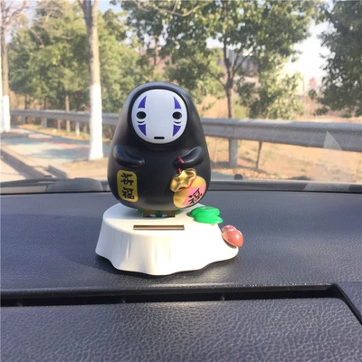Car Ornaments Car Shake Head Jewelry Cartoon Solar Car Doll Cute Car Decoration Supplies (Car ornaments) - faceless-man-pray