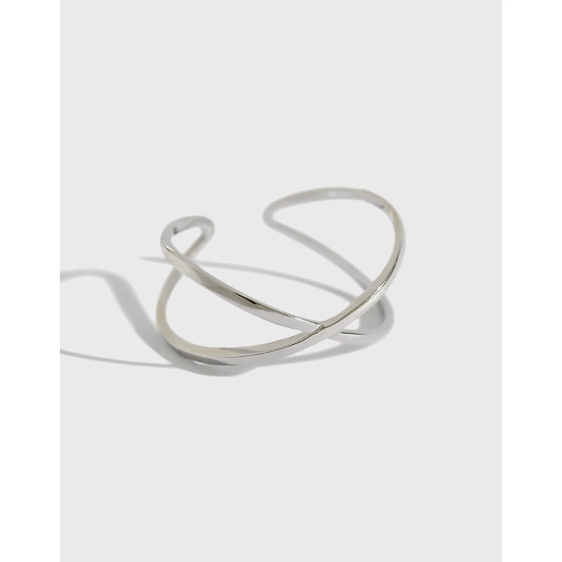 Glossy three dimensional ring, jewelry, Korean style, silver 925 sample