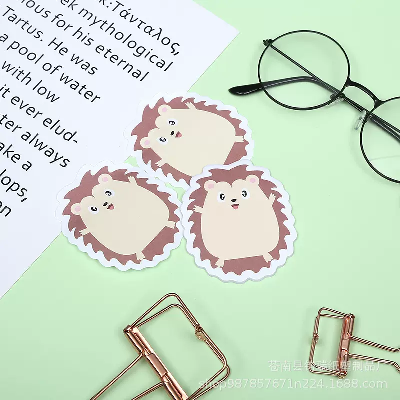 厂家批发动物异形便利贴 N次贴便签备忘贴 随身留言笔记便签本