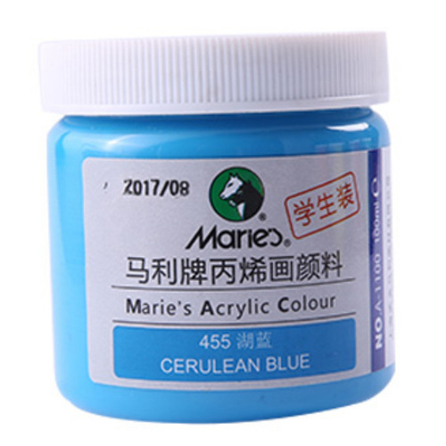 Marley acrylic paint 100ml canned acrylic 32 colors student wear children's hand-painted paint fluid bear painting A1100
