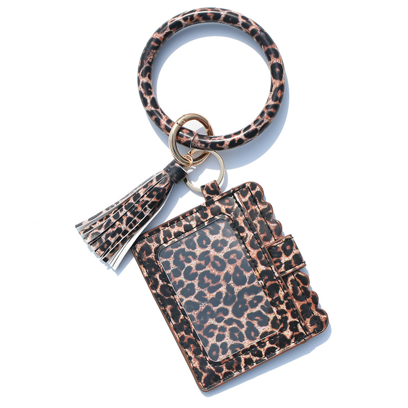 1 Piece Fashion Snakeskin Pu Leather Dyeing Unisex Keychain display picture 22