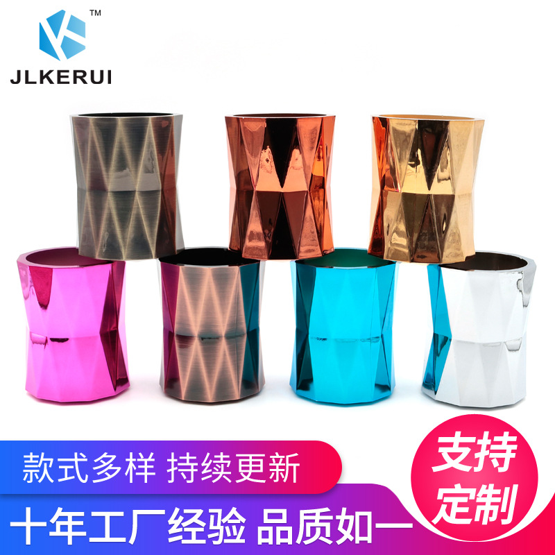 Creativo diamante malla de color diamante ABS galvanizado diamante bar discoteca engrosada chapado en oro pantalla logo