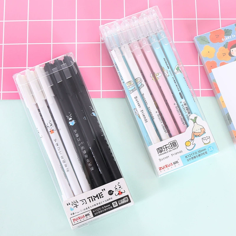 Стираемая Ручка гелевая ручка оптом мультфильм милый студент Обучение канцелярские товары