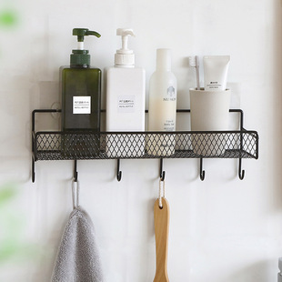 Punch-free Toilet Storage Shelf Kitchen Bedroom Hanger Wall-mounted Toilet Toilet Storage Rack