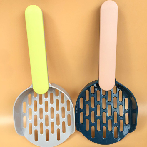 Cat litter shovel new style contrasting color high-end shovel thickened pet cat litter shovel good filtration cleaning supplies manufacturer direct supply