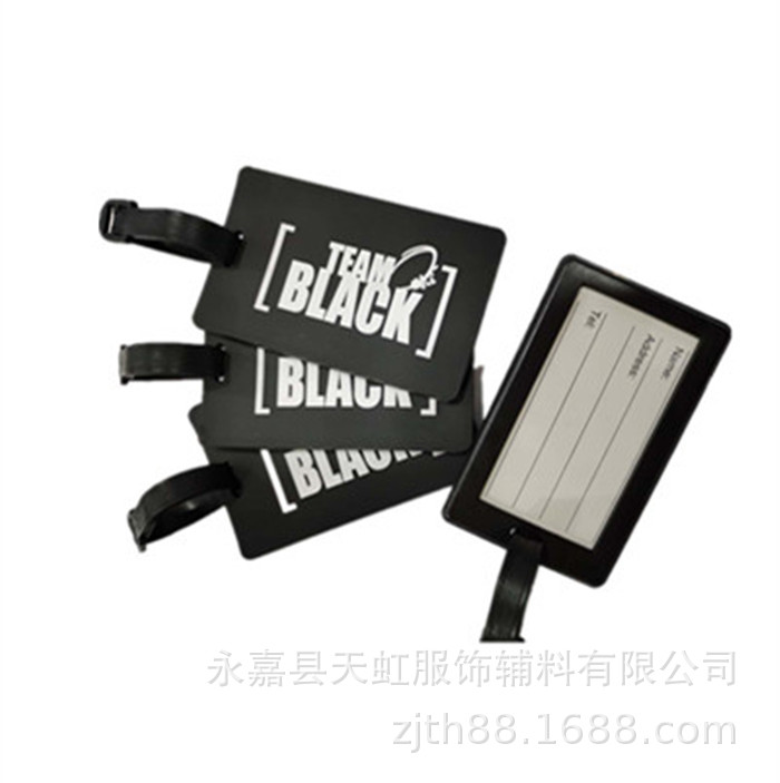 源头厂家直销定制作彩色3D立体软胶行李挂牌pvc滴胶托运行李挂牌