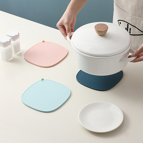Kitchen Creative Insulated Mat Non-slip Tea Cup Mat Nordic Style Silicone Table Mat Insulated Dining Mat Tea Cup Mat Japanese Cup Mat