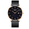 Quartz fashionable waterproof watch for leisure, simple and elegant design