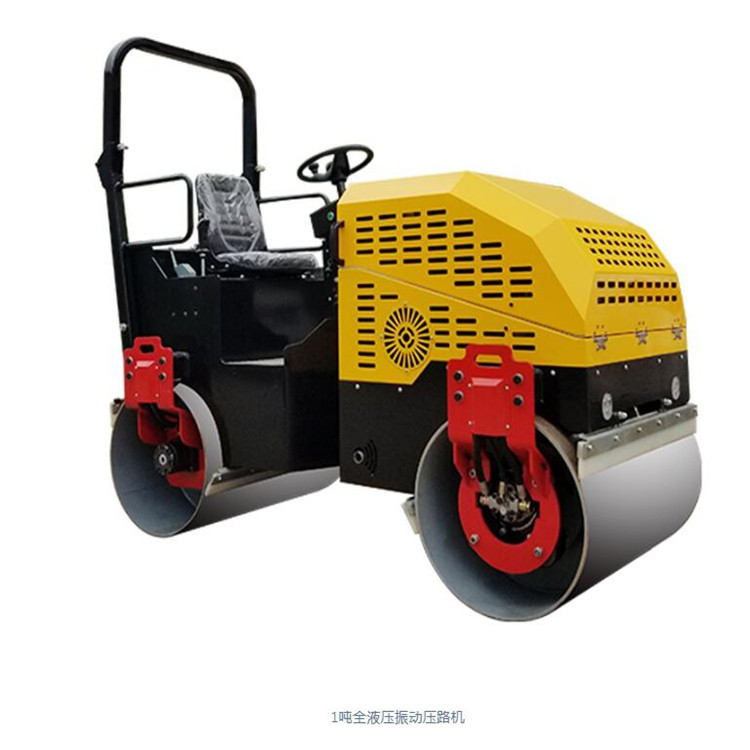 长力 1吨全液压振动压路机 可用于压实砾石 沙土 沥青道路