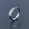 Fashionable ring, accessory, Japanese and Korean, diamond encrusted