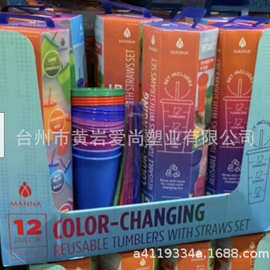 【美国热销】专业生产食品级精美感温变色杯