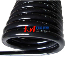 镀锡铜编织螺旋电缆弹簧线   PU多芯电缆线  专业品质 定制生产