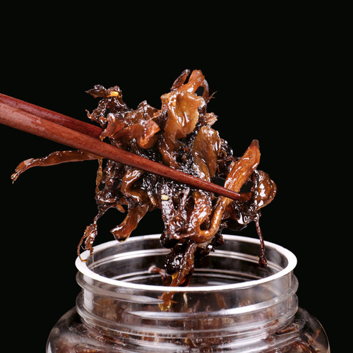 Yunnan Chicken Fiber Mushroom Pork Liver Matsutake 460g Ready-to-Eat Snacks Mushroom Spicy Sauce with Rice