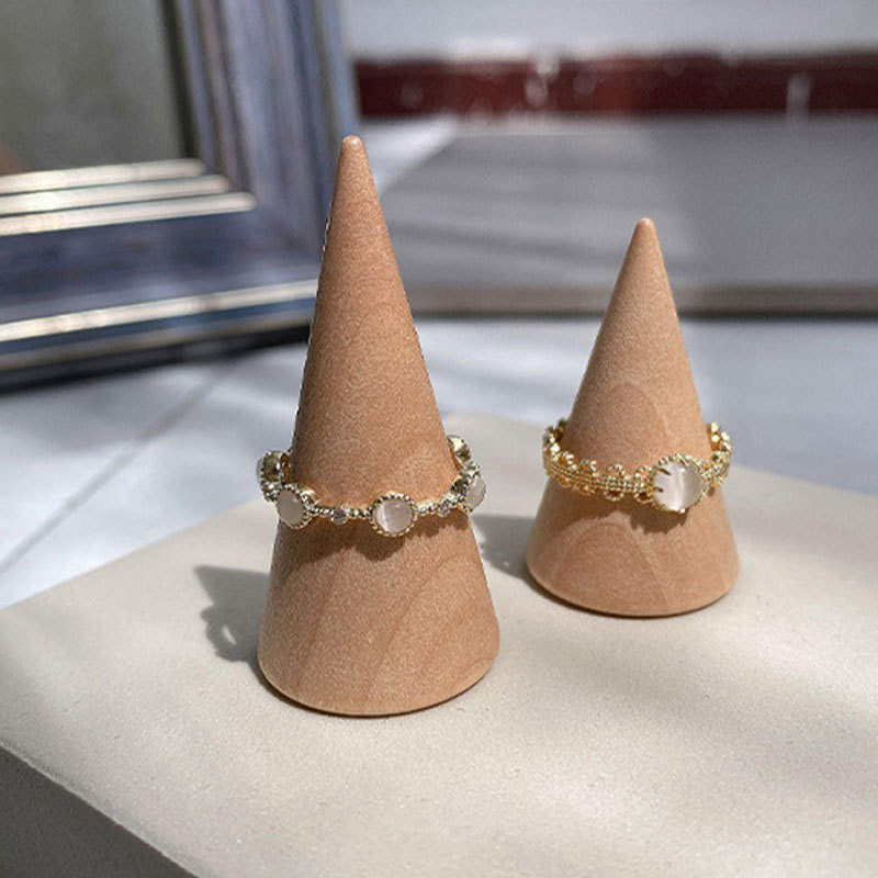 Verstelbare gouden kattenoog ring voor dames designer sieraden_voghion.com