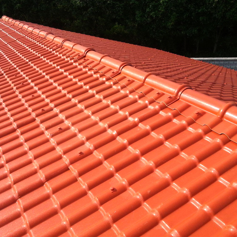 农家乐园林凉亭屋顶瓦仿古瓦 泡沫夹心铁皮瓦阻燃彩钢瓦角驰瓦