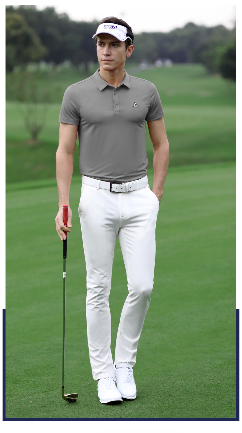 Áo thun nam ngắn tay thể thao golf vải thoáng khí — YF246 nam tay ngắn thoáng khí màu trắng xanh, YF237 nam sọc cổ tay ngắn màu đen, YF239 nam tay ngắn thoáng khí màu xanh nước biển, YF239 nam tay ngắn thoáng khí màu đỏ thẫm chi tiết 11