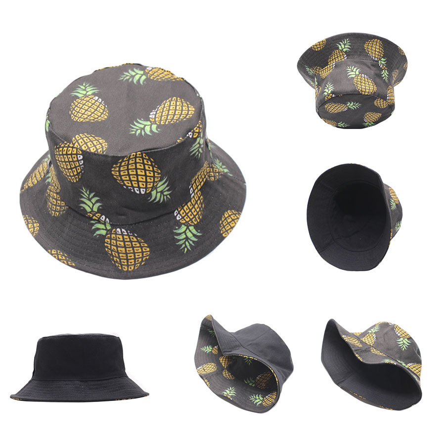 Unisex Lässig Einfacher Stil Frucht Breite Traufen Bucket Hat display picture 1