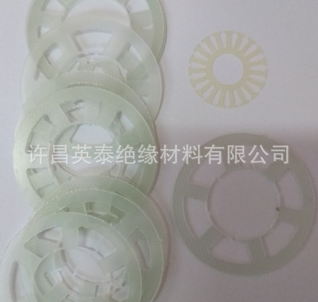 FR4环氧玻璃布板-航空航天机器人用绝缘垫片水绿色雕刻机加工件