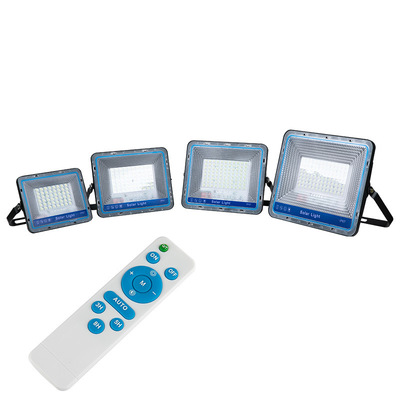 雷達感應泛光燈太陽能聚光燈庭院小區LED400W太陽能投射燈批發