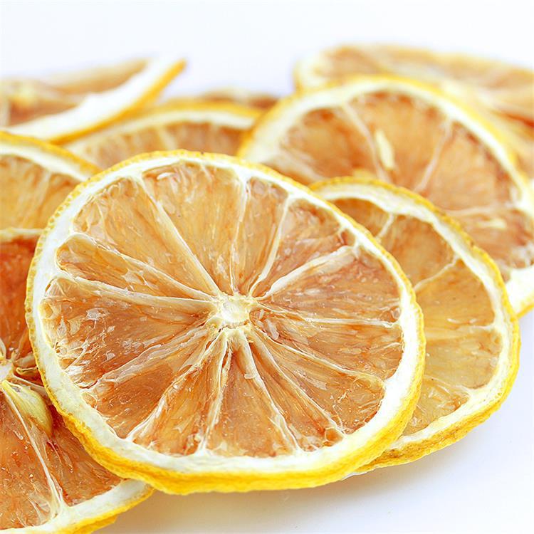 加工柠冻干柠檬片泡茶即食干片FD冻干柠檬片常期加工定制质量稳定