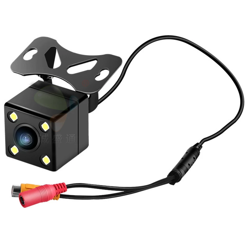 Автомобильная камера 4LED дополнительный свет ночного видения Реверсивный плагин заднего вида с подсветкой широкоугольной CCD широкоугольной HD партии