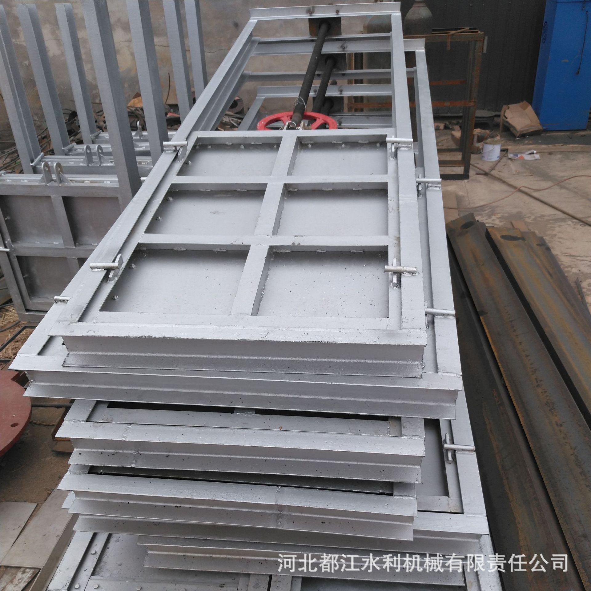 实体厂家机闸一体式钢闸门耐水压钢制闸板阀渠道闸门防水闸门-阿里巴巴