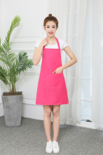 工作服围裙定印图案logo超市水果店网咖服务员厨师奶茶店挂脖围裙