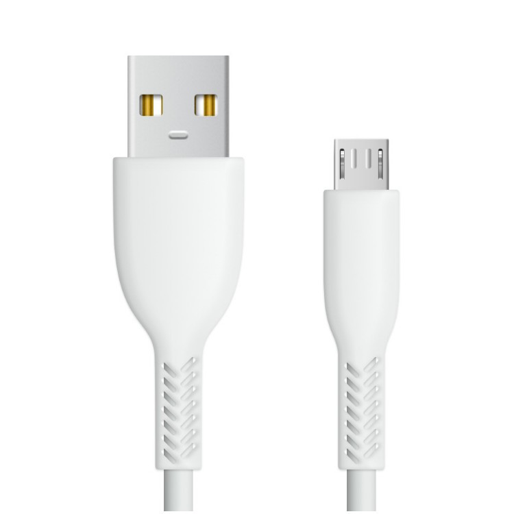 USB mobile injection molded long tail fast data suitable for single head Android phone charging cable_voghion.com