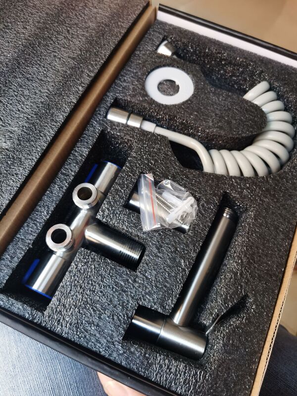 Toilet Companion Spray Gun Faucet Set 304 Stainless Steel Washer Spray Gun Handheld Spray Gun Set