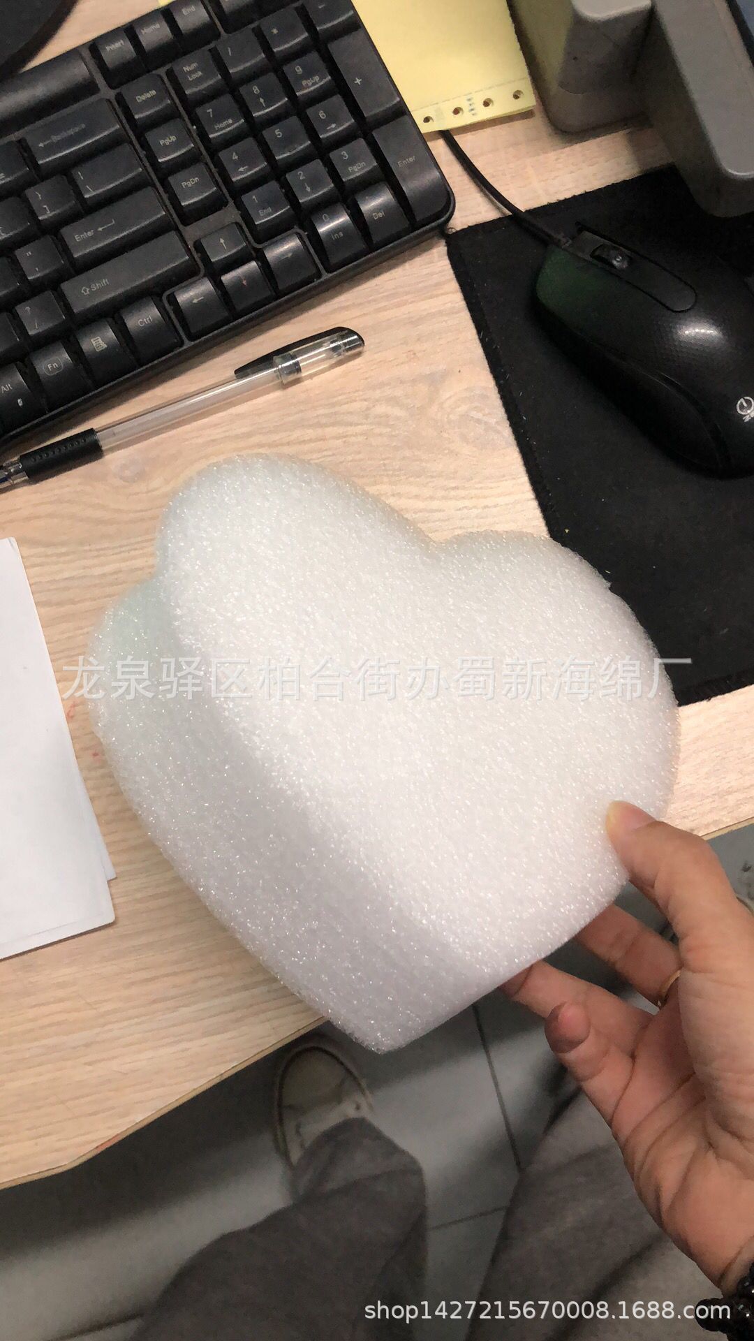 厂家直销白色成型EPE泡沫/心形EPE成型泡沫/异形珍珠棉泡沫
