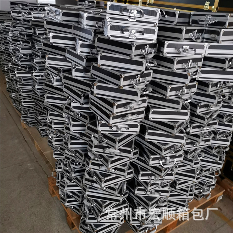 铝箱工厂产业带出售数控铣刀包装工具箱 金刚石钻头防震包装箱