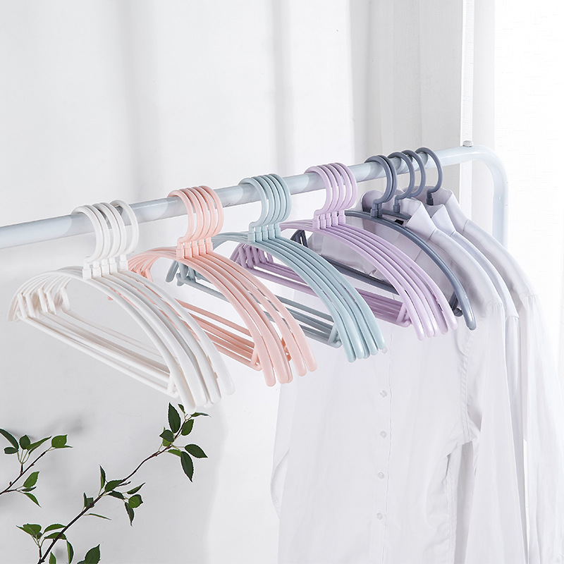 成人款无痕防滑衣架防肩角家用挂架多功能晒衣架塑料衣撑挂钩晾架